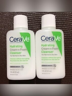 CeraVe Hydrating Cream-to-Foam Cleanser For Normal to Dry Skin